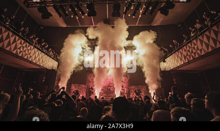 Copenhague, Danemark. 01er novembre 2019. Le groupe de death metal belge Aborted effectue un concert live à Vega à Copenhague. (Photo crédit : Gonzales Photo - Nikolaj Bransholm). Banque D'Images