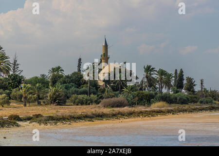 Une vue typique à Larnaca à Chypre Banque D'Images