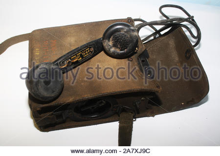 Téléphone De Campagne US Army EE-8 Avec étui OD – Occasion, Militaria