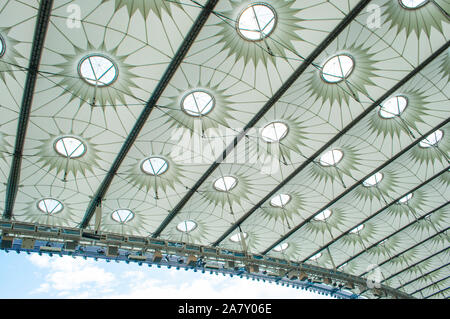 Et moderne conteporary arcitectural de fiction. Abstrait architecture fragment. Banque D'Images