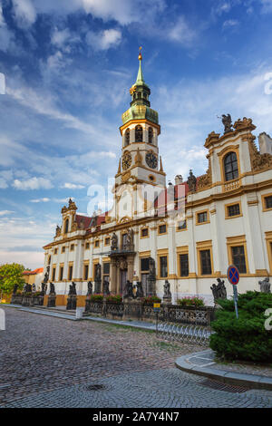 Pilgrim place eglise Loreta à Prague, République Tchèque Banque D'Images