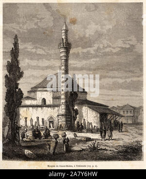 La mosquée de Giaour-Meidan ( Giaour Meidan) un Trebizonde ( actuelle Trabzon, sur le littoral de la mer noire, Turquie), qui fut autrefois une église Banque D'Images