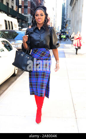 Novembre 04, 2019 Kenya Moore à BuzzFeed pour parler de saison 12 de Real Housewives of Atlanta à New York.04 Novembre 2019. Credit:RW/MediaPunch Banque D'Images