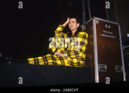 Paul King des années 80 pop King sur la scène du Dominion Theatre, Londres 2 Mars 1985 Banque D'Images