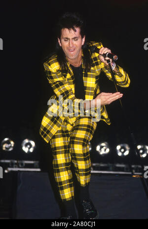 Paul King des années 80 pop King sur la scène du Dominion Theatre, Londres 2 Mars 1985 Banque D'Images