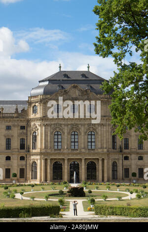 Würzburg (résidence), Palais Würzburger Residenz Würzburg, Bavière, Allemagne Banque D'Images