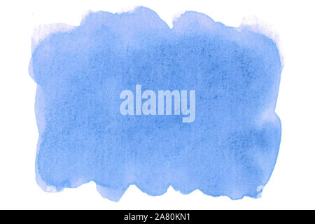 Bleu haute résolution de l'affiche. Pour le design, web, décoration, surfaces. La texture de fond d'aquarelle. Élément moderne de conception. Banque D'Images
