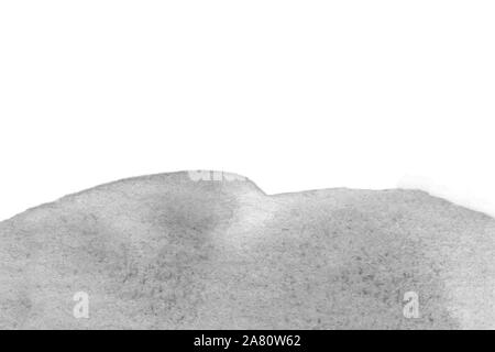 L'élément de conception gris. Résumé La main peinte sur papier aquarelle texture. Illustration artistique gris. Pour le web, la décoration, les surfaces. Banque D'Images