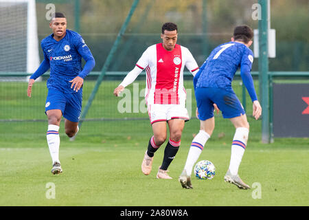 Cobham, Pays-Bas. 05Th Nov, 2019. 05-11-2019 Cobham COBHAM, Centre de formation, saison 2019/2020 Football Ligue des jeunes. U19 Ajax player Nordin Musampa lors du match Chelsea FC U19 - U19 Ajax : Crédit Photos Pro/Alamy Live News Banque D'Images