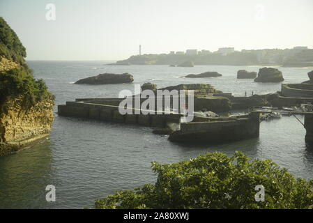 Sud-ouest de la France. Le long de la Côte Basque, pasakdek Banque D'Images