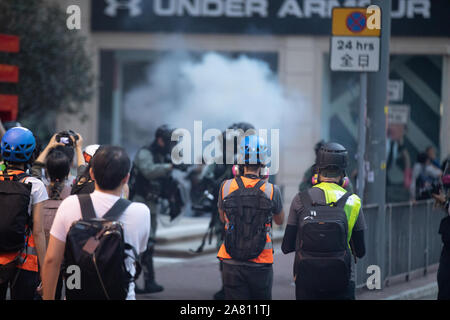 2 novembre Manifestations à Hong Kong Banque D'Images