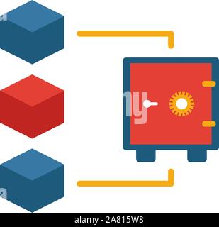 La preuve de l'icône de jeu. À partir de l'élément simple blockchain icons collection. La preuve de l'icône de création d'interface utilisateur, ux pieu, apps, logiciels et des infographies Illustration de Vecteur