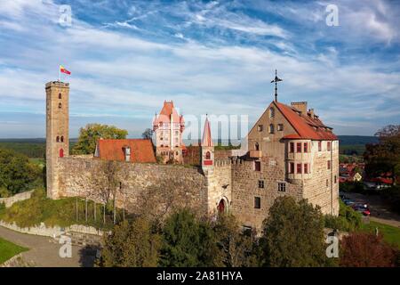 Abenberg, château, Château de Haute Franconie Abenberg, Lake District, Moyenne-franconie, Castle Road, Franconia, Bavaria, Germany Banque D'Images