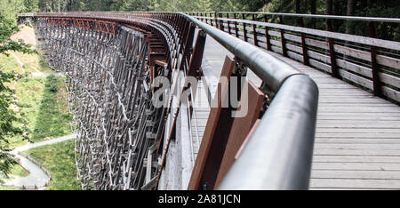 Pont sur chevalets Kinsol Banque D'Images