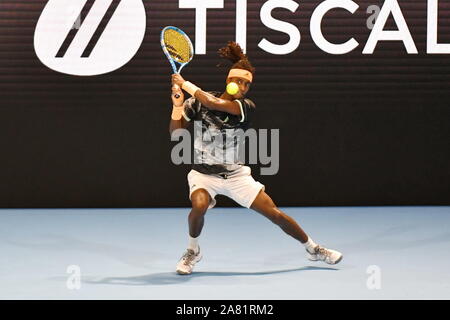 Milano, Italie, 05 Nov 2019, Mikael ymer au cours de la prochaine génération des finales de l'ATP Tour - Tournoi - Ugo Humbert contre Mikael Ymer - Internationaux de Tennis - Crédit : LPS/Alessio Tarpini/Alamy Live News Banque D'Images