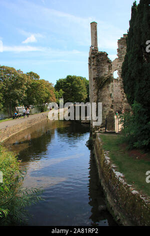 Les ruines d'agents de la chambre à Christchurch, Dorset Banque D'Images