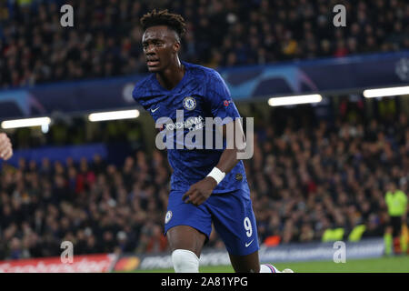 5 novembre 2019 : AMSTERDAM, Pays-Bas - 22 octobre 2019 : Tammy Abraham (FC Chelsea) photographié au cours de la 2019-2020 LIGUE DES CHAMPIONS Groupe H match entre Chelsea FC (Angleterre) et l'AFC Ajax (Pays-Bas) à Stamford Bridge. (Crédit Image : © Federico Guerra Maranesi/Zuma sur le fil) Banque D'Images