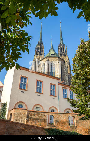 Cathédrale Saint Pierre et Paul, Brno, République Tchèque Banque D'Images