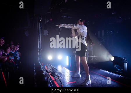 Oslo, Norvège. 05Th Nov, 2019. La chanteuse et auteur-compositeur Charli XCX effectue un concert live à John Dee dans Oslo. (Photo crédit : Gonzales Photo/Tord Litleskare/Alamy Live News). Banque D'Images