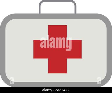 Les premiers soins, l'illustration, vecteur sur fond blanc. Illustration de Vecteur