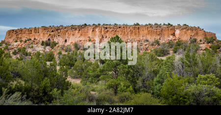 SECTION TSANKAWI BANDELIER NATIONAL MONUMENT Los Alamos, NOUVEAU MEXIQUE Banque D'Images