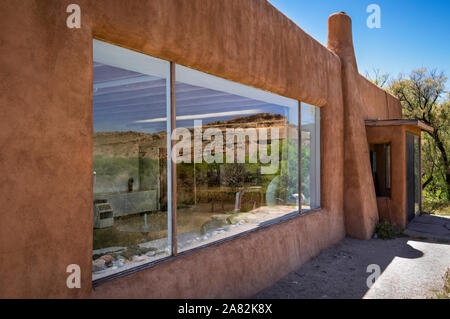 GEORGIA O'KEEFFE HIVER MAISON ABIQUIU NOUVEAU MEXIQUE Banque D'Images