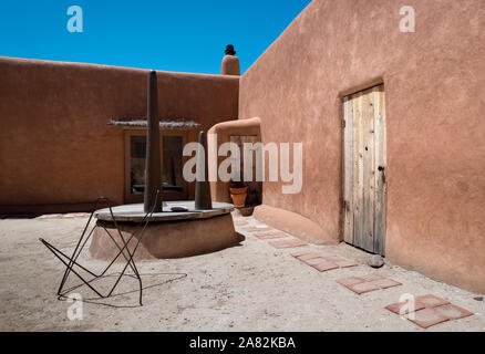 GEORGIA O'KEEFFE HIVER MAISON ABIQUIU NOUVEAU MEXIQUE Banque D'Images