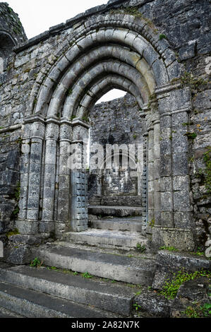 ABBEY (ca 13C AD) CONG IRLANDE GALWAY COUNTY Banque D'Images