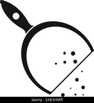 Pelle à poussière. Simple illustration de pelle à poussière icône vecteur pour la conception web isolé sur fond blanc Illustration de Vecteur