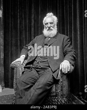 Alexander Graham Bell, inventeur du téléphone ca. 1905-1922 Banque D'Images