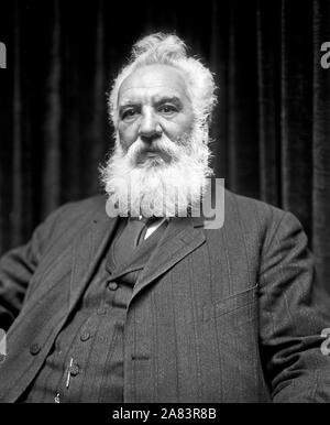 Alexander Graham Bell, inventeur du téléphone ca. 1905-1922 Banque D'Images