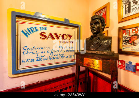 Savoy Theatre, une élève de 11e année inscrits ont voté 2019 lieu Théâtre de l'année dans le Welsh Hospitality Awards Banque D'Images