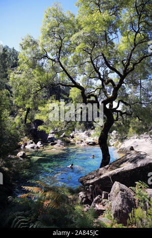 Le parc national de Peneda-Gerês, Porto Portugal Europe Banque D'Images