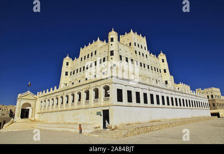 Palais des sultans, Seyun, Wadi Hadramaout, au Yémen Banque D'Images