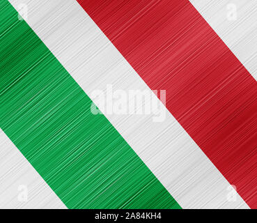 Un livre vert, blanc, rouge ligne fond, l'inscription du drapeau italien Banque D'Images