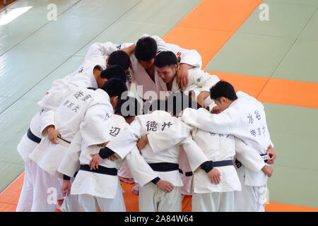 La préparation de Tokyo 2020, Centre International de Judo Kodokan Banque D'Images