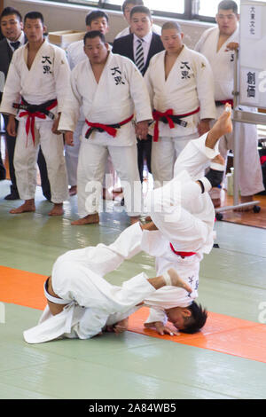 La préparation de Tokyo 2020, Centre International de Judo Kodokan Banque D'Images