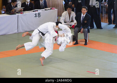 La préparation de Tokyo 2020, Centre International de Judo Kodokan Banque D'Images