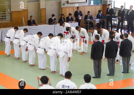 La préparation de Tokyo 2020, Centre International de Judo Kodokan Banque D'Images