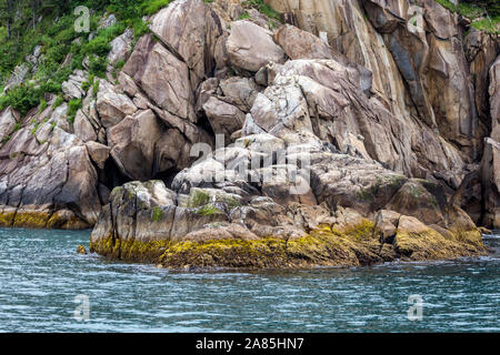 Un paysage de Kenai Fjords National Park en Alaska dans la péninsule de Kenai. Banque D'Images