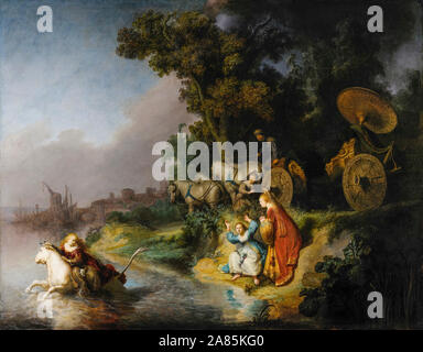 Rembrandt van Rijn, peinture baroque, l'enlèvement d'Europa, 1632 Banque D'Images