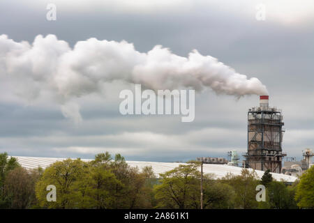 La pollution d'usine ayrshire Banque D'Images