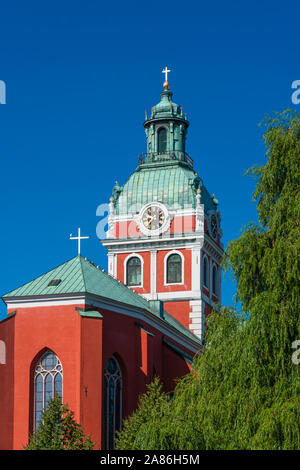 Église St Jsacobs à Stockholm, en Suède. Banque D'Images