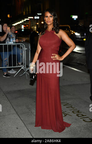 Iman- Fashion Group International Nuit des Etoiles Gala, arrivées, Cipriani Wall Street, New York, USA - 24 Oct 2019 Banque D'Images