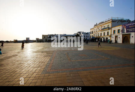 Moulay Assan Square, Essaouira, Maroc Banque D'Images