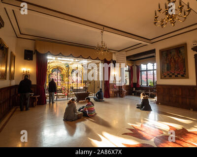 Bhaktivedanta Manor, un site ISKCON près de Watford, Hertfordshire, Angleterre. Banque D'Images