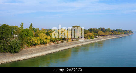 Hongrie, Budapest ; l'île Marguerite, Danube, Banque D'Images