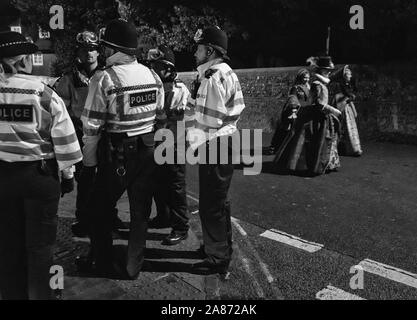 Célébration 2019 Lewes Bonfire Banque D'Images