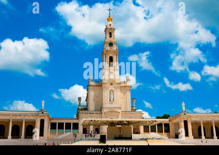 Basilique Notre Dame de Fatima Rosaire - Portugal Banque D'Images