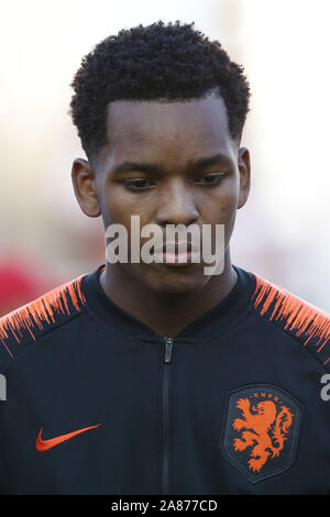 Cariacica, au Brésil. 30Th Oct, 2019. Jayden Braaf des Pays-Bas pendant la Coupe du Monde U-17 DE LA FIFA, Brésil 2019 Groupe d match entre les Pays-Bas 1-3 Sénégal, à l'Estadio Kleber Andrade à Cariacica, Brésil, le 30 octobre 2019. Credit : AFLO/Alamy Live News Banque D'Images